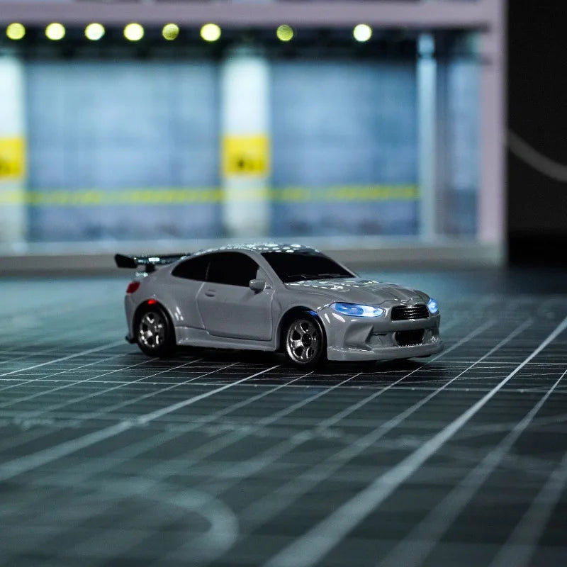 2025 New 1/64 Rc Car Desktop Remote Control Car Toy Stunt Remote Control Drift Car Rc Mini Racing 2.4g Simulation  Toy Model Gif