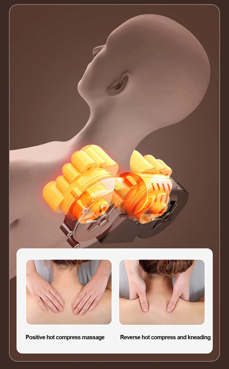 Multifunctional Massage Mattress Full Body Electric Shoulder Neck Waist Back Kneading vibrations Massage Cushion With Heat