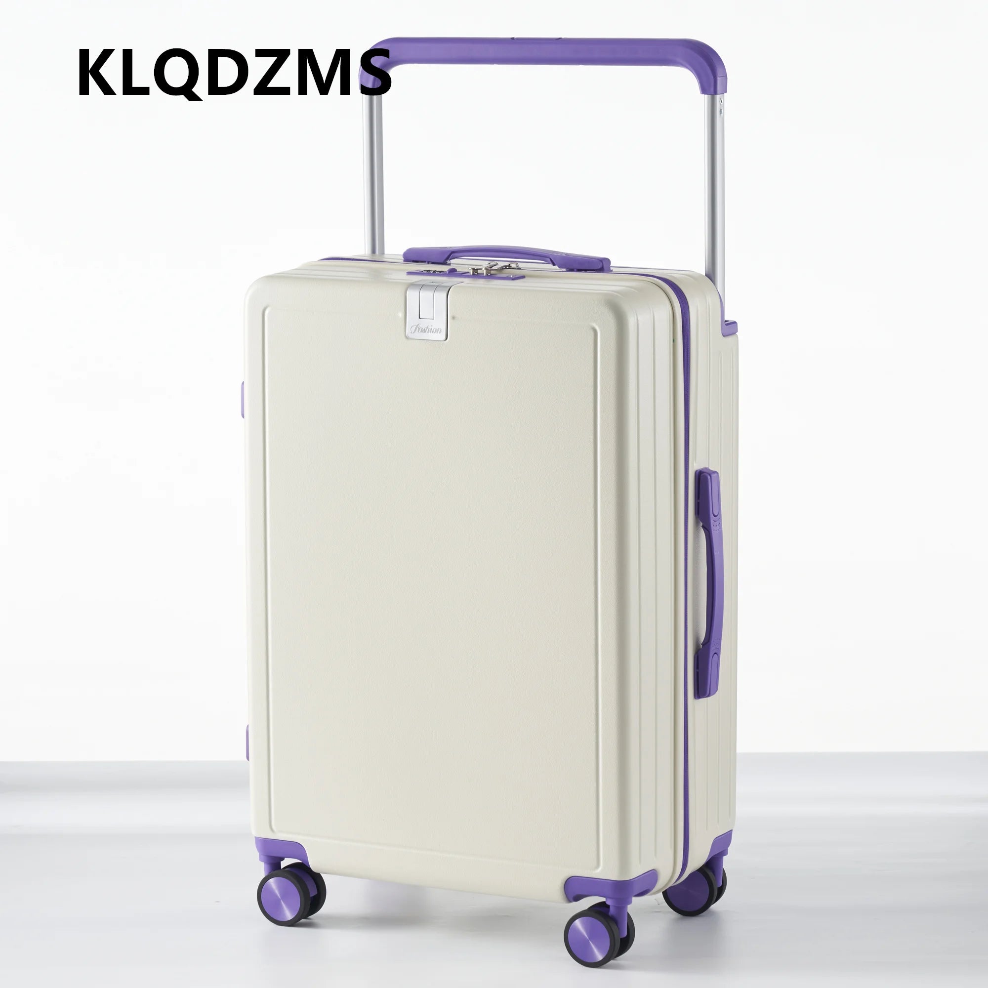 KLQDZMS Luggage Travel Bag 20 Inch Boarding Box Large Capacity Men's Trolley Case 22"24"26"28" ABS+PC Women's Cabin Suitcase