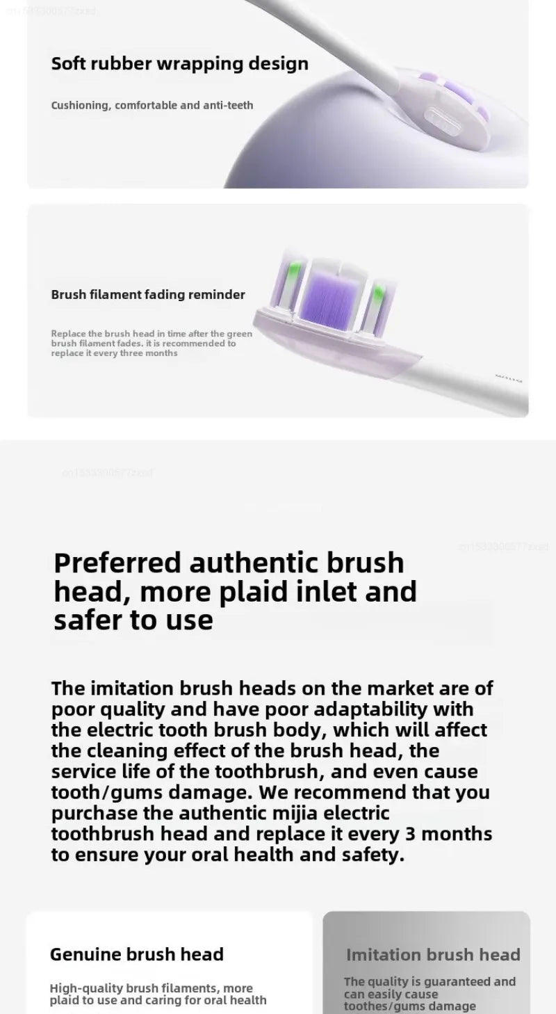 New Xiaomi Mijia Sonic Sweep Vibration Electric Toothbrush Pro Intelligent Tooth Surface Recognition Digital Display Reminder