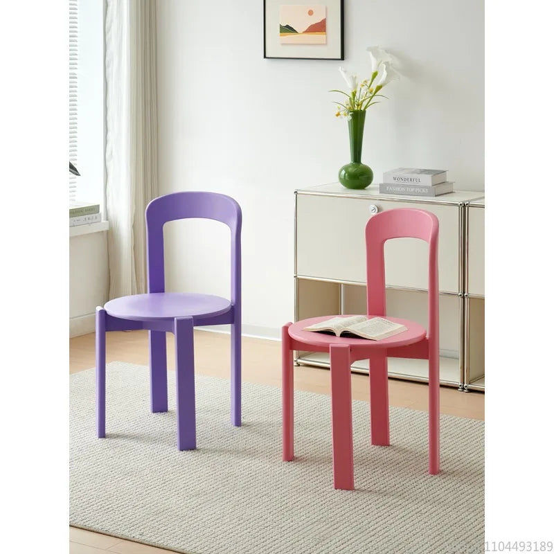 Scandinavian Solid Wood Rey Dining Chairs Steam Bent Technology Ergonomic Bruno Rey Chair Kitchen Furniture Restaurant Chair