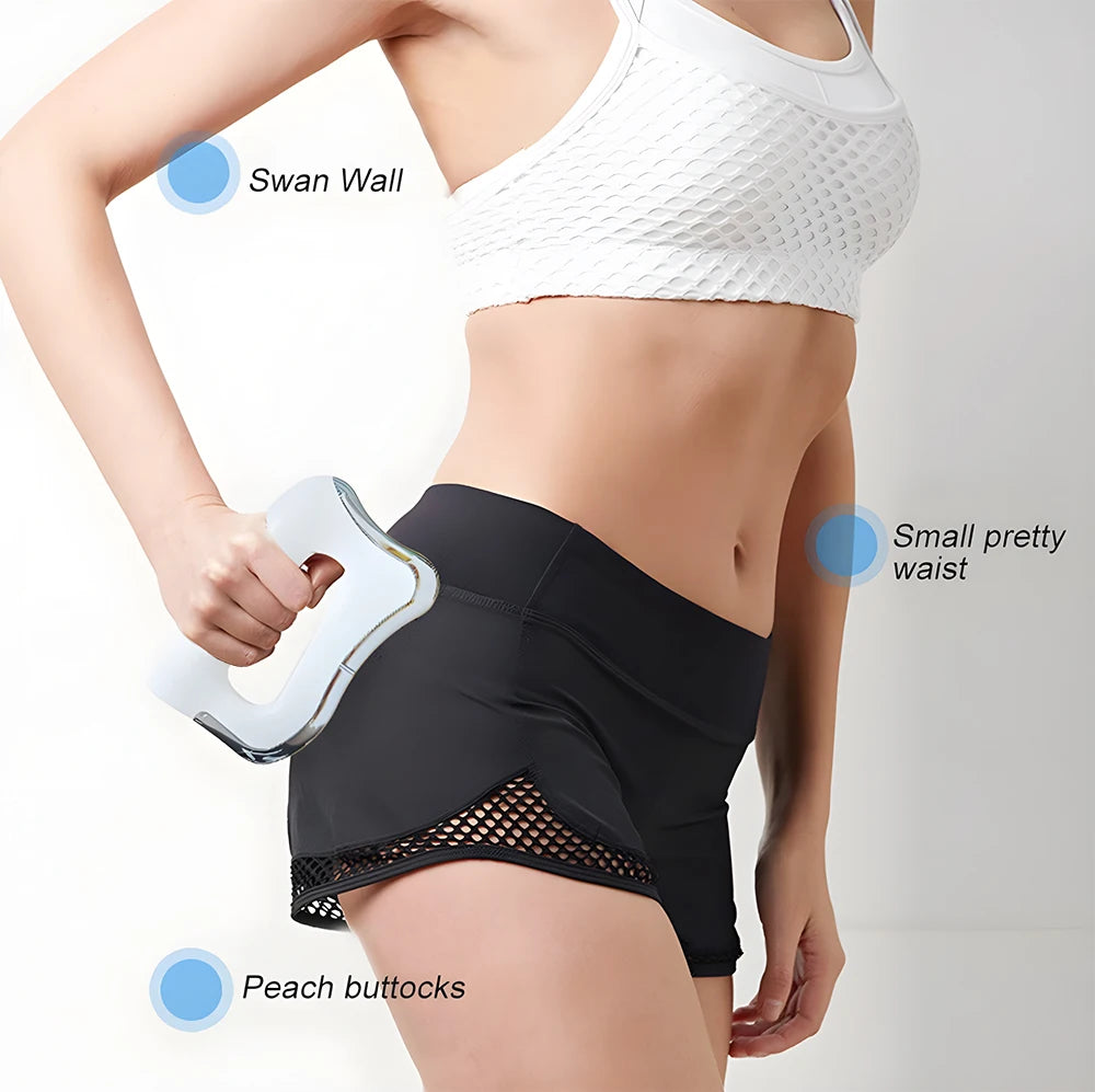 2025 Electric Fascia Massager Body Scraping Warm compress Vibration Muscle  Relaxation Body Lifting Guasha Massage Knife tool