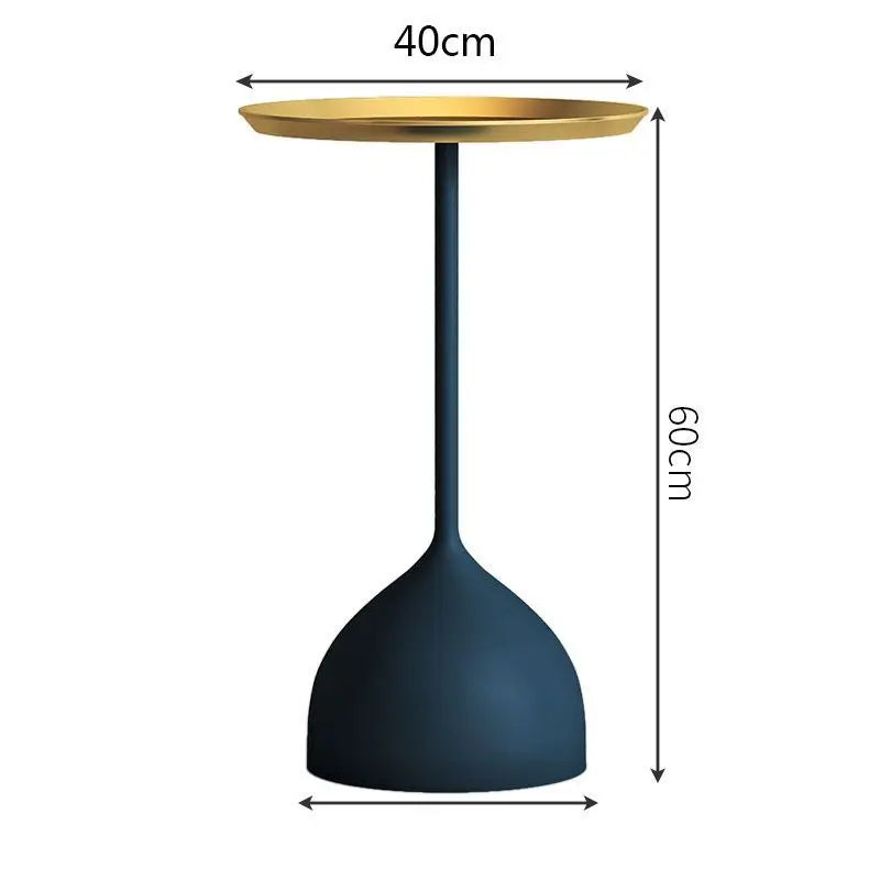 Creative Living Room Side Table Wrought Iron Small Coffee Table Balcony Tea Table Modern Simple Round Living Room Side Tables