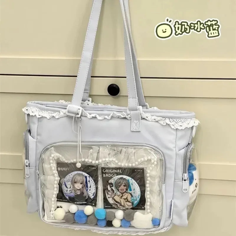 Ballet Girl Large Appetite Itabag Japanese Two-Dimension Single Shoulder Crossbody Bag Gift For Friends Women'S Handbag