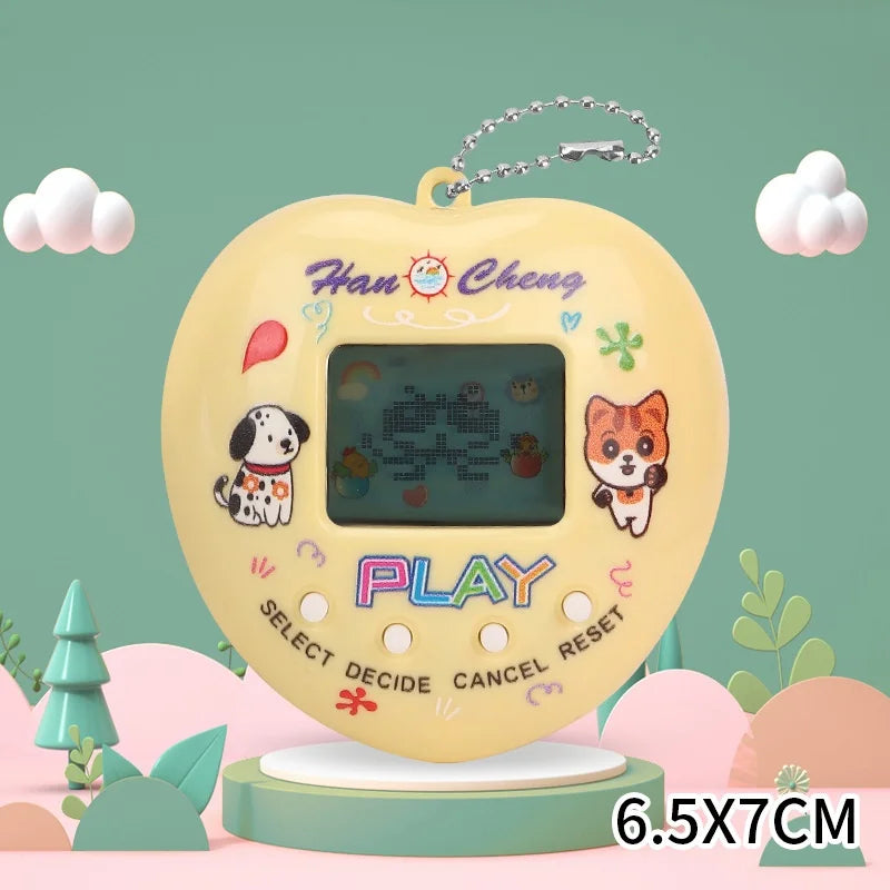 Hot Selling Electronic Pet Machines Handheld Mini Nostalgic Game Consoles Children'S Puzzle Toys, Hanging Decorations Gifts