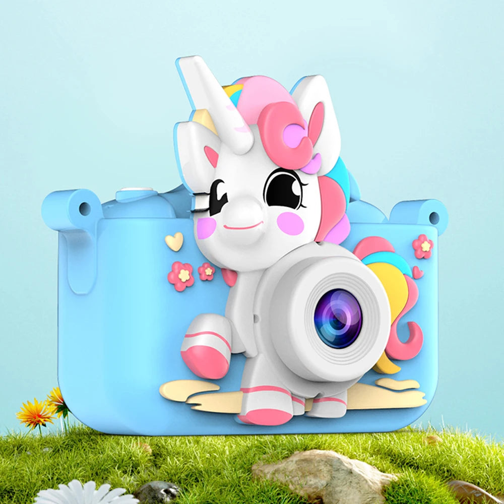 Kid Camera Digital Camera Toys For Girls Boys 1080P HD Screen Video Recording Music Playback Gaming 2 inch Children Camera Gift