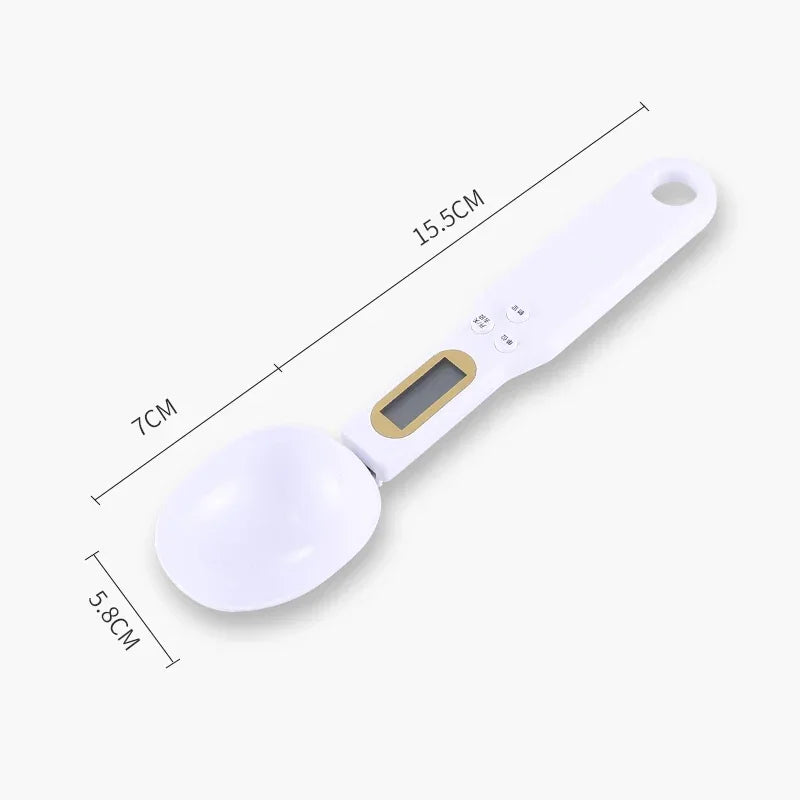 500g 0.1g Electronic Kitchen Scale LCD Digital Measuring Food Flour Digital Spoon Scale Mini Kitchen Tool for Milk Coffee Scale