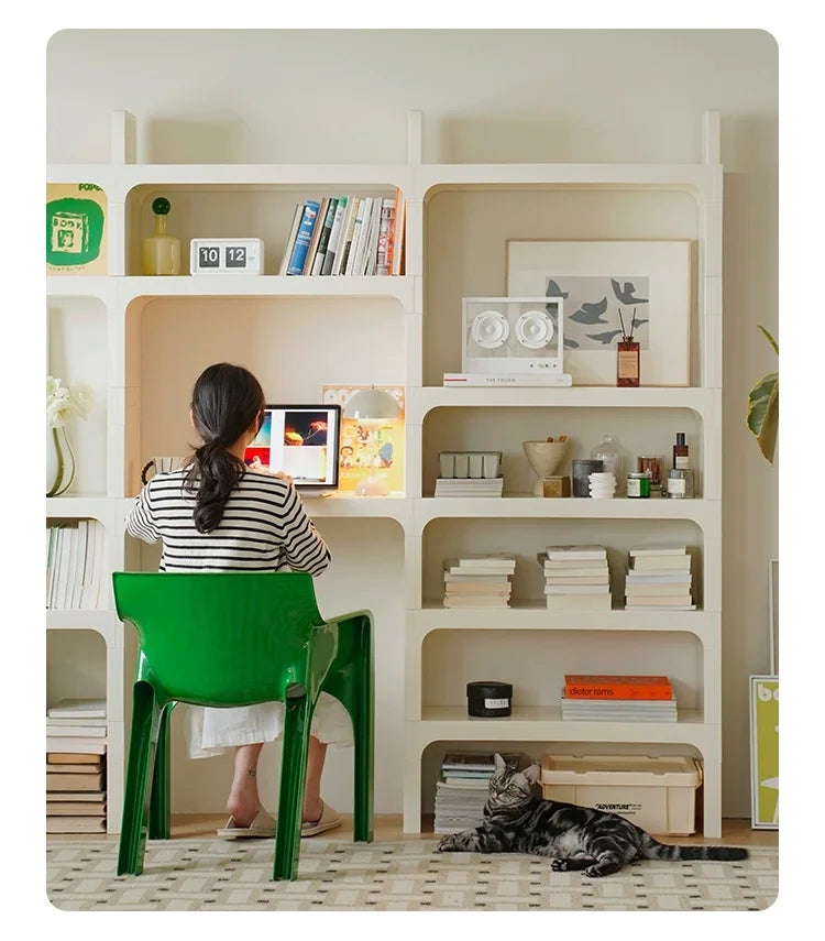 Module Modular DIY Furniture Storage Shelf Bookrack Bookshelf Bookcase Plastic ABS Customized Size Cabinet Multi-function