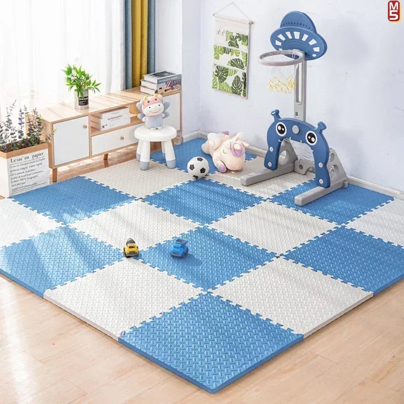 Massage Cushion EVA Foam Puzzle Exercise Mat for Home Gym, Interlocking Gym Floor Mats with Non-Slip Surface Acupressure Mat