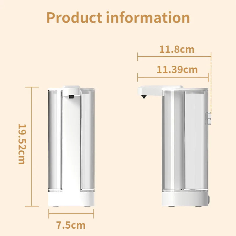 Automatic Sensor Hand Sanitizer Machine Dish Soap Machine Body Wash Shampoo Smart Distance Sensing KitchenToilet Home Dispenser