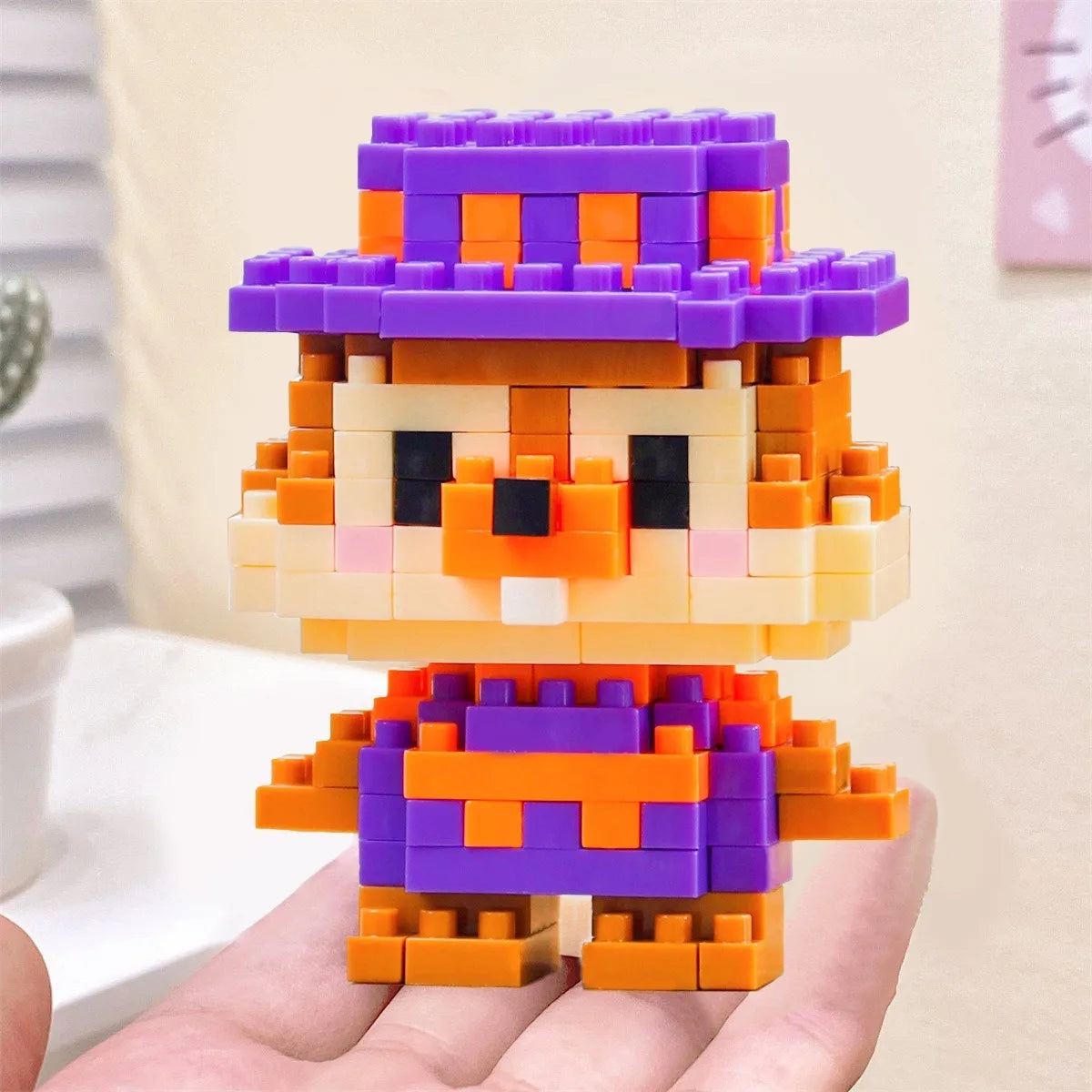 Disney Anime Princess Building Blocks Stitch Mickey Mouse mini Action toy Figures Blocks Toys Bricks Assemble Toys Kids Gifts