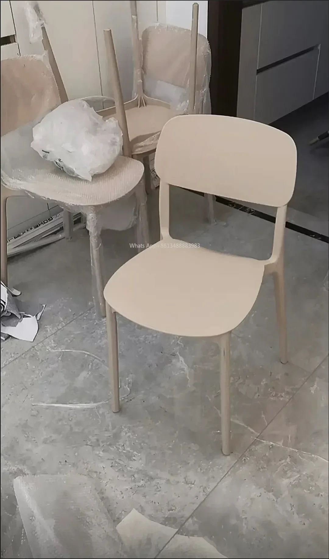 Hot Chair, Plastic, Household, Thickened, Restaurant, Backrest Chair, Commercial, Dining Chair, Modern, Simple, Comfortable