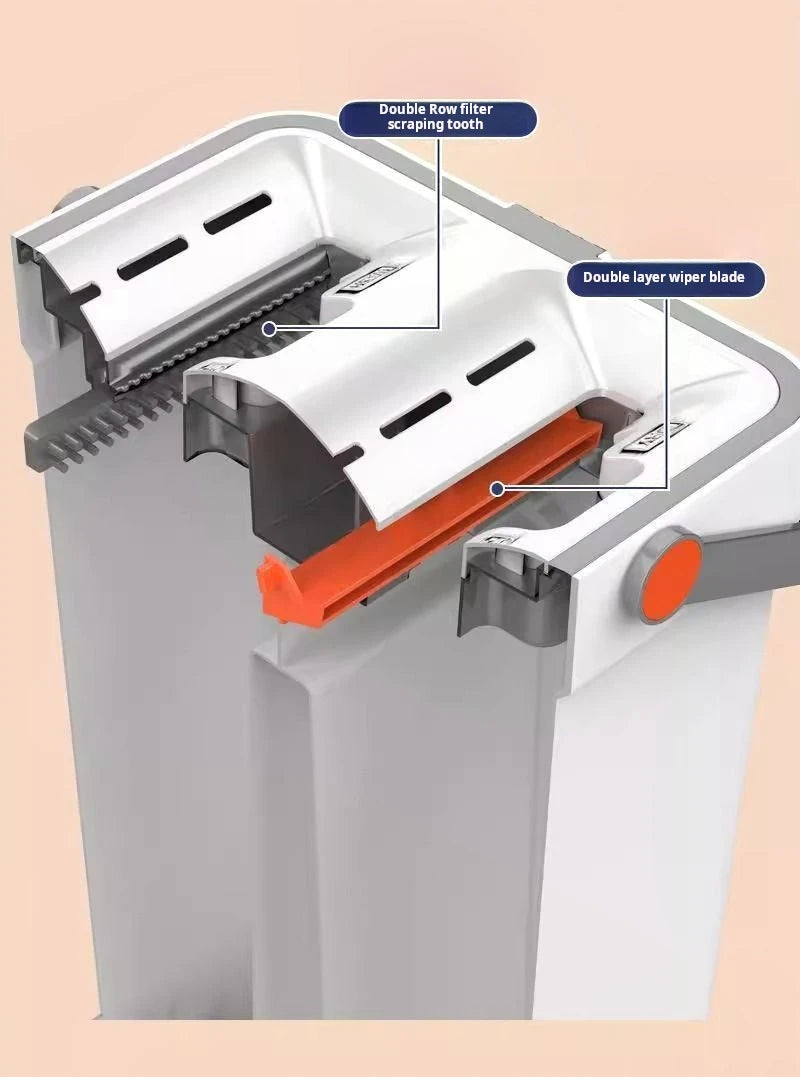 Microfiber Mop with Bucket, 360 Rotating, Flat Squeeze, Floor Cleaner Tool, Home Kitchen, Multifunction Cleaning Mops