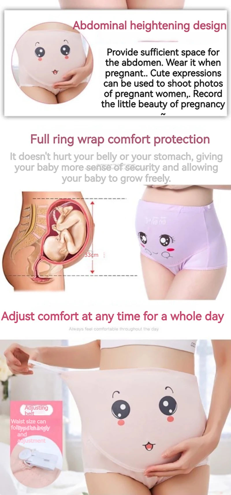 Cotton Panties For Pregnant Maternity Underwear Panty Clothes for Pregnant Women Pregnancy Brief High Waist Maternity Intimates