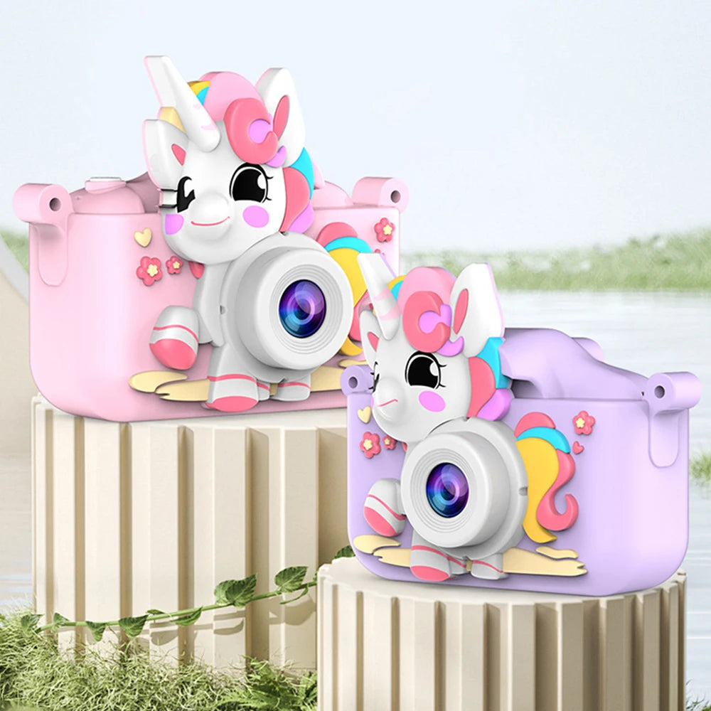 Kid Camera Digital Camera Toys For Girls Boys 1080P HD Screen Video Recording Music Playback Gaming 2 inch Children Camera Gift