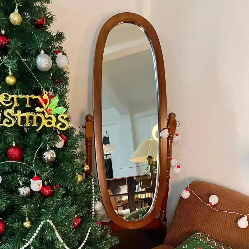 Standing Bed Room Mirrors Full Body Floor Nordic Design Long Mirrors Full Body Long Princess Espejos Decorativos Room Decoration