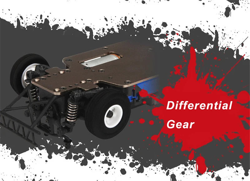 Wltoys K989 K969 284131 Upgrade LCD Version 4WD 1/28 RC High Speed Racing Mosquito 2.4GHz Off-Road RTR Rally Drift Car