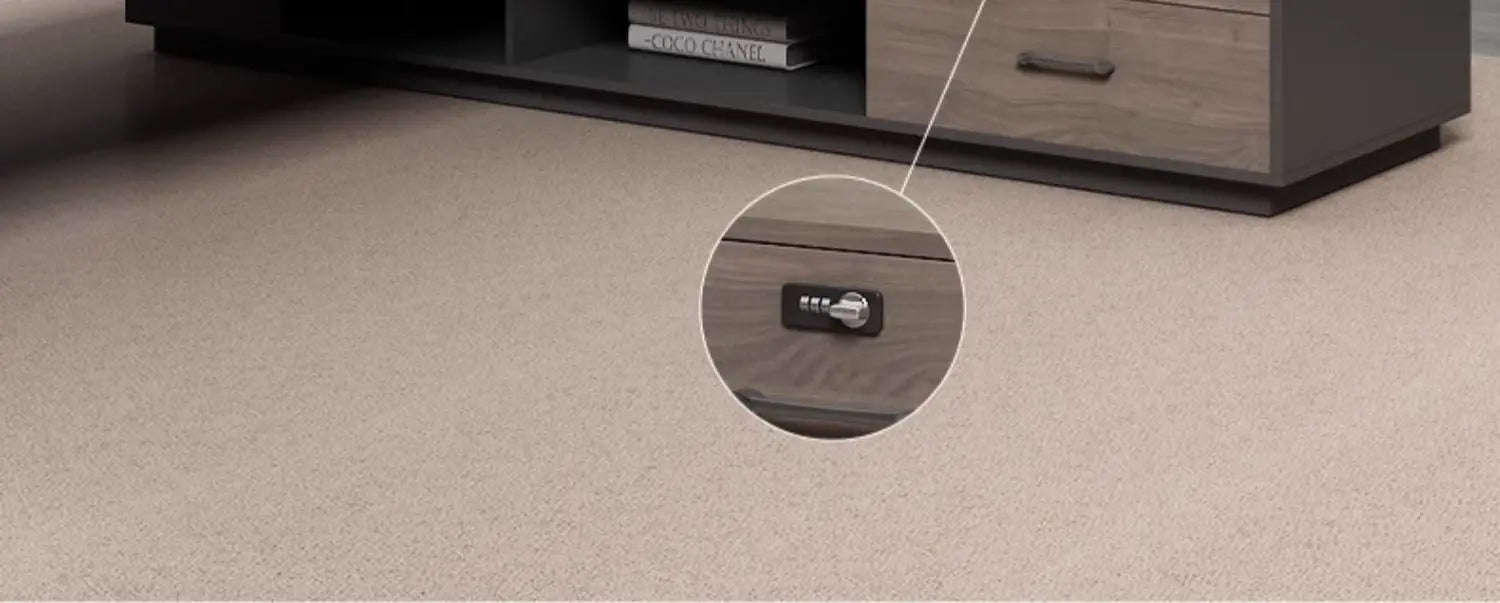 Executive Desk Office Setup Modern Design Wooden Surface Leadership Office Business Space Management Room