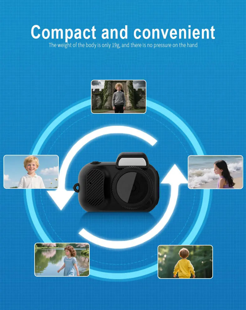 Mini Y3000 Keychain Camera 8MP Photo Tiny Digital Body Cameras Thumb Cam DV Micro Camcorder Support SD Card With Screen for Kids