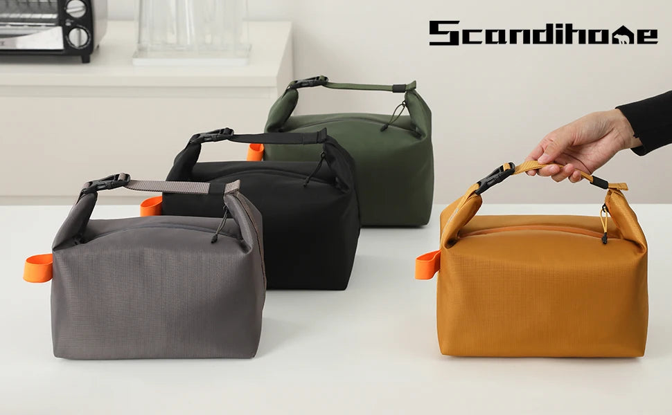 Insulated Lunch Bag Insulation Bento Pack Aluminum Foil Rice Bag Meal Pack Ice Pack Portable Dinner Picnic Food Storage Handbag