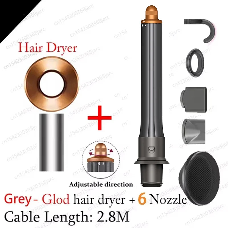 SenCiciMen Professinal Hair Dryer Negative Ion Blow Dryer Quick Dry Leafless Hairdryer Salon Home Constant Temperature Hair Care