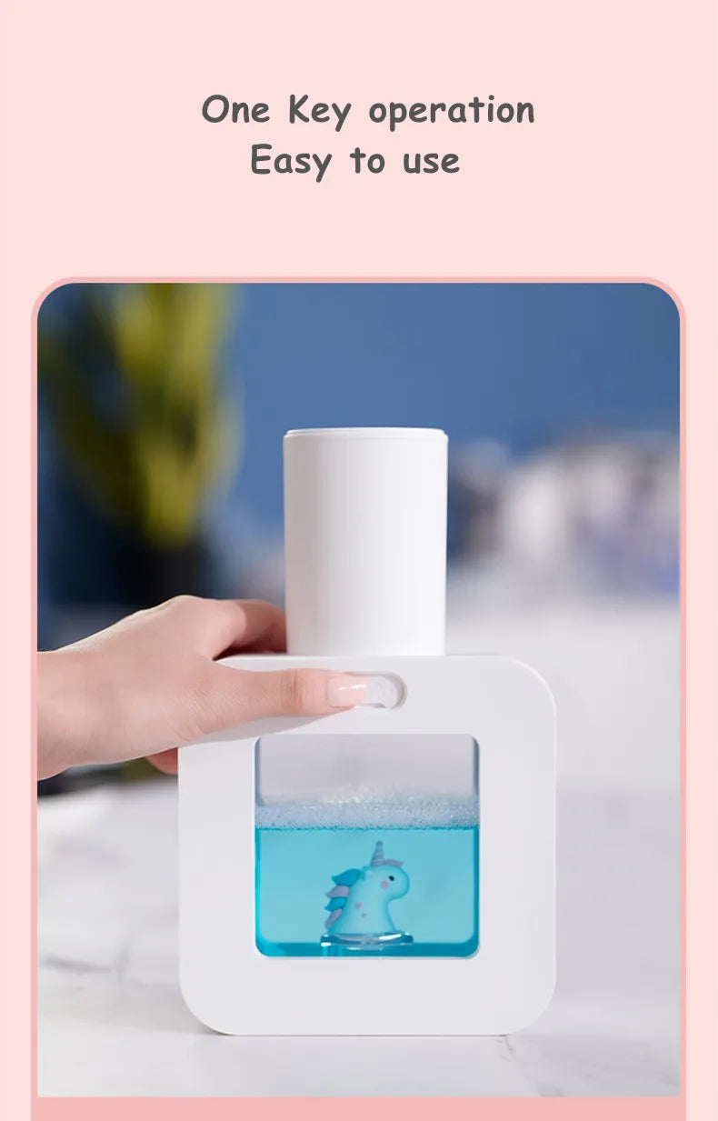New Automatic Soap Dispenser Cute Pet Contact Free Hand Sanitizer USB Charging 400ml Liquid Dispensers Wash Handtizer Personal