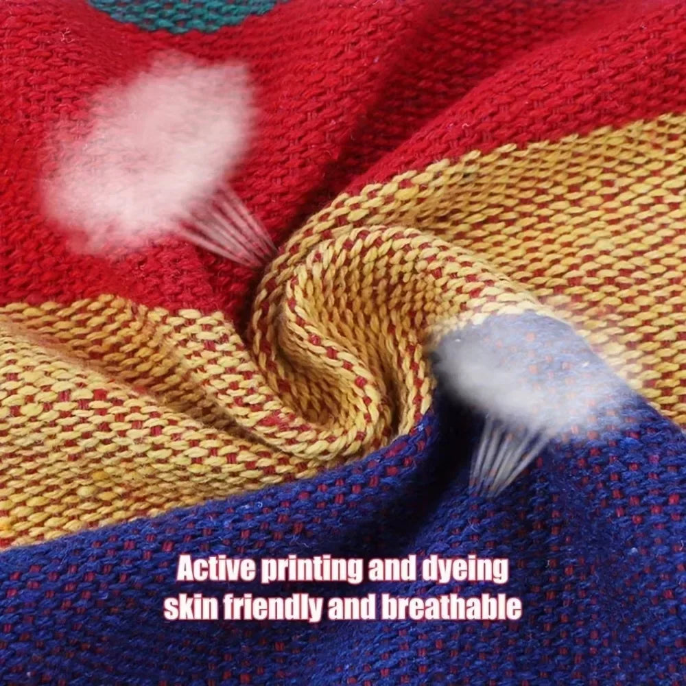 200KG Capacity Stripes Canvas Hammock Chair Thick for Garden Swing Seat Patio Camping Beach Dormitory Leisure with Storage Bag