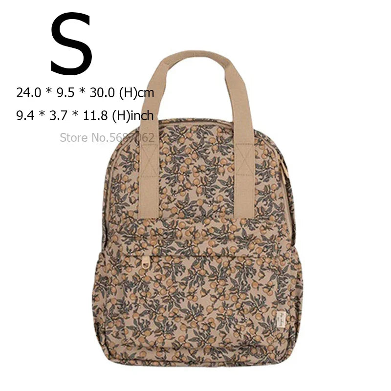 KS Baby Backpack 2024 New Kids Schoolbag Kindergarten Bags Brand Traveling Mom Cherry Lemon Children's Boys Girls Storage