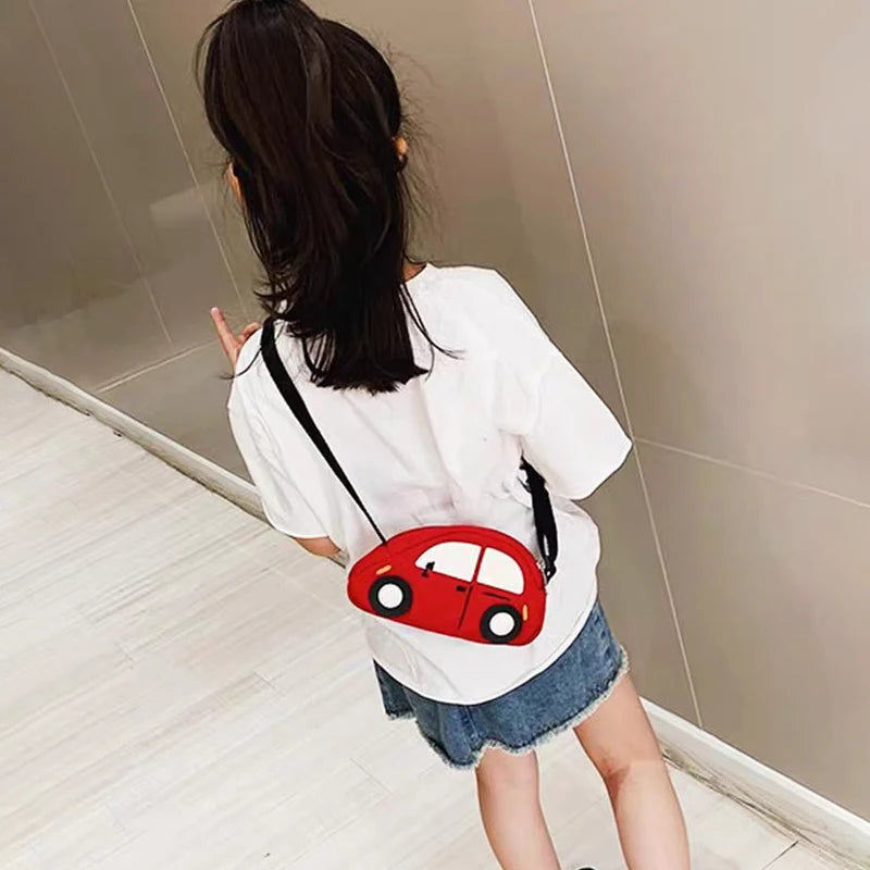 Cartoon Children Bags Cute Car Boy Girl Travel Mini Snack Messenger Bags Kids Crossbody Bags Fashion Shoulder Bags