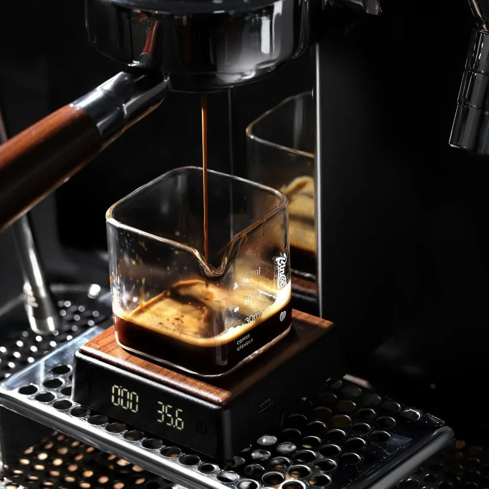 Mini Coffee Digital Scale with Timer, Compact Digital Scale for Precision Brewing,Rechargeable Kitchen Electronic Scale