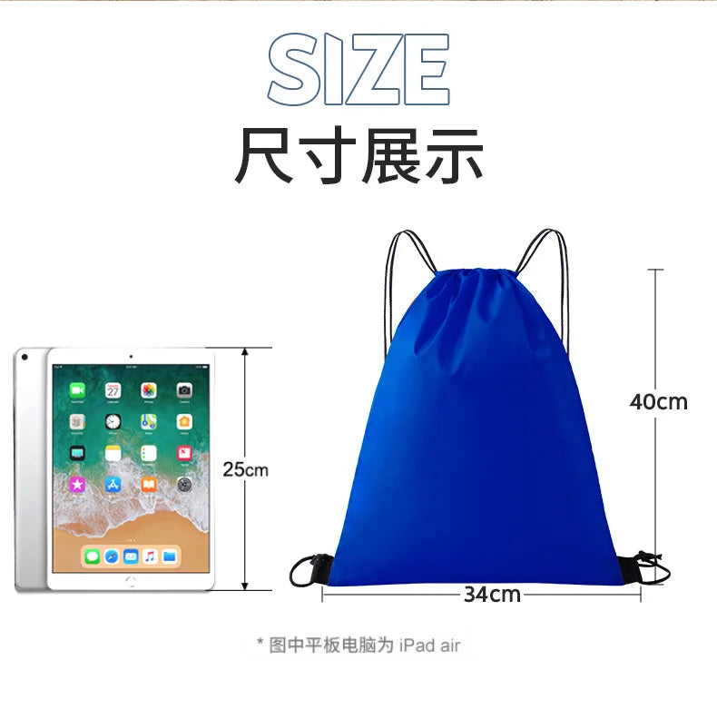 Tralalero Tralala Drawstring Backpack Tungtung Sahur Brainrot Kids Cartoon Travel Shoulders Bag New Outdoor Sport Rucksack Gift