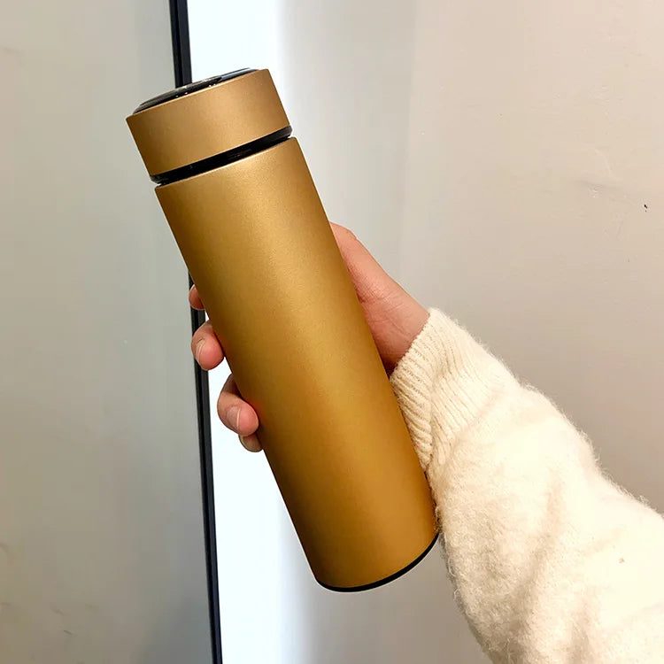 500ML Portable Thermos Bottle 304 Stainless Steel Thermal Water Bottle Insulated Flask Cup Outdoor Camping Drinkware