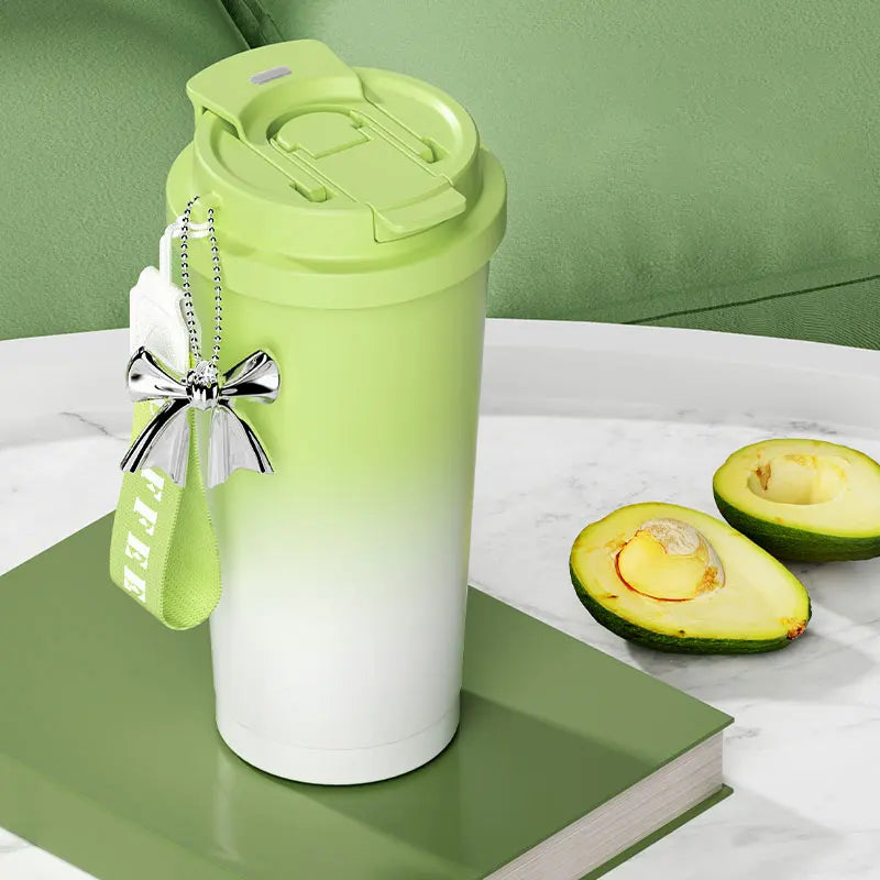 316 Stainless Steel Ceramic Inner Insulated Cup Sturdy And Durable Leak Proof And Portable With Insulation And Cold Protection