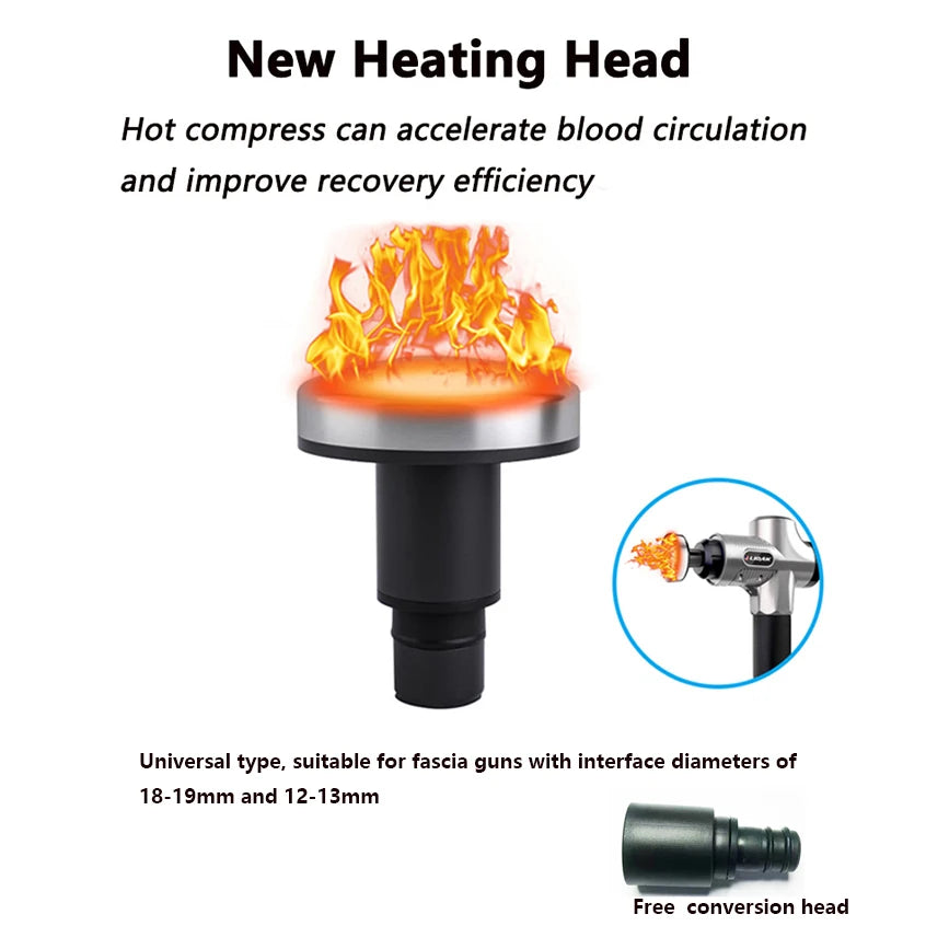 12MM  Mini Fascia Gun Massage Head  Universal Type