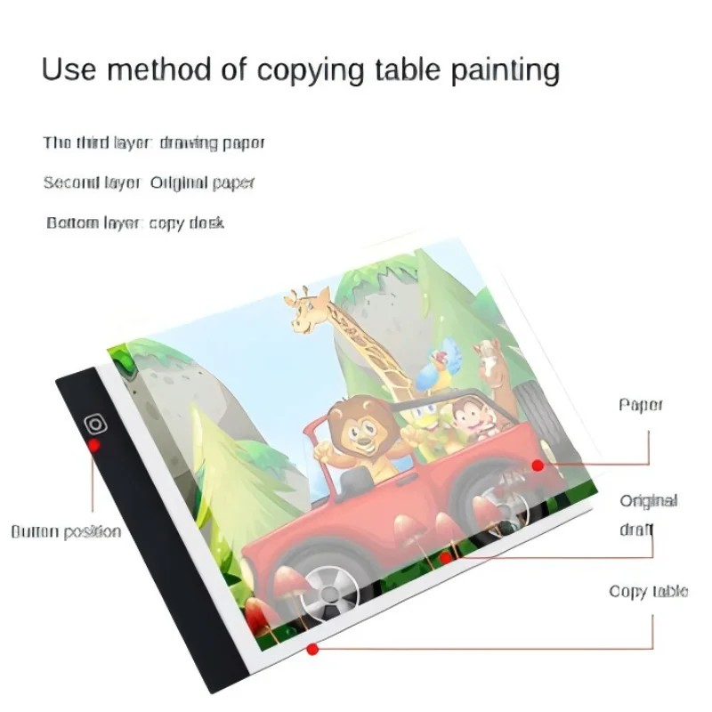 A3/A4/A5 3-Level Dimming Led Drawing Copy Pad Board Children's Toy Painting Educational Kids Grow Creative Gifts For Children