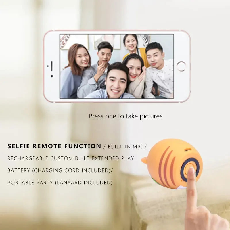 Electronic Pet Mini Bluetooth Speaker 3W TWS Stereo Small Wireless Speaker Portable Animal Pet Micro Speaker Christmas