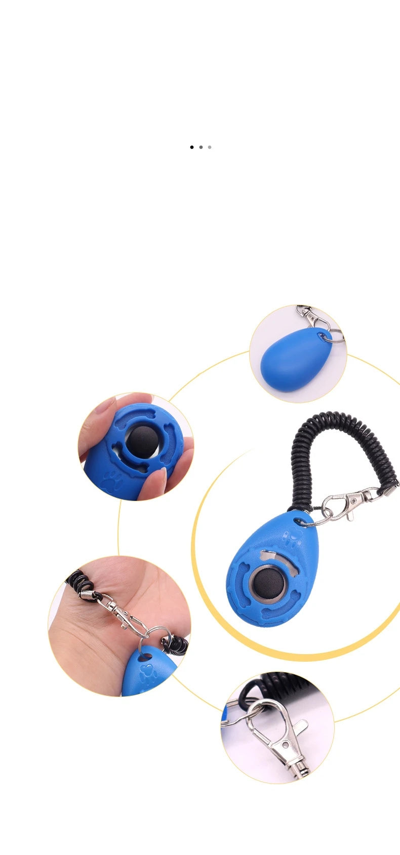 Dog Training Clicker Pet Cat Dog Click Trainer Various Style Aid Adjustable WristStrap Sound Key Chain Dog Repeller Pet Product