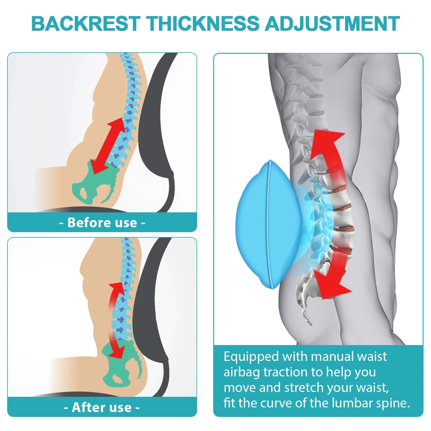 Aiveisi Full Body Electric Massage Mattress Massage Table Mattress Knead Heating Shiatsu Cervical Seat Cushion Massager