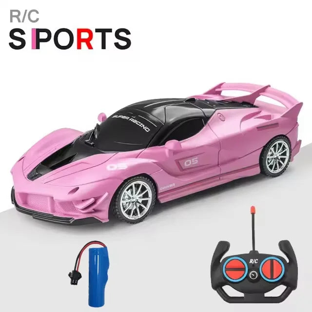 1:18 Simulation Drift Racing Remote Control RC Car High Speed Radio Controlled Vehicle With Light Model Toy Gift for Kids Boy
