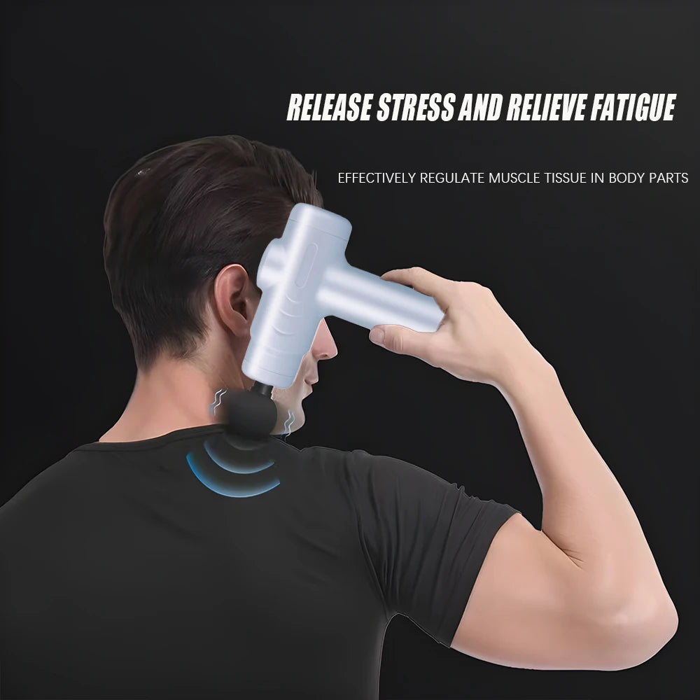 Fascia gun electric frequency conversion impact massage gun male specific training relaxation deep massage body neck hands legs