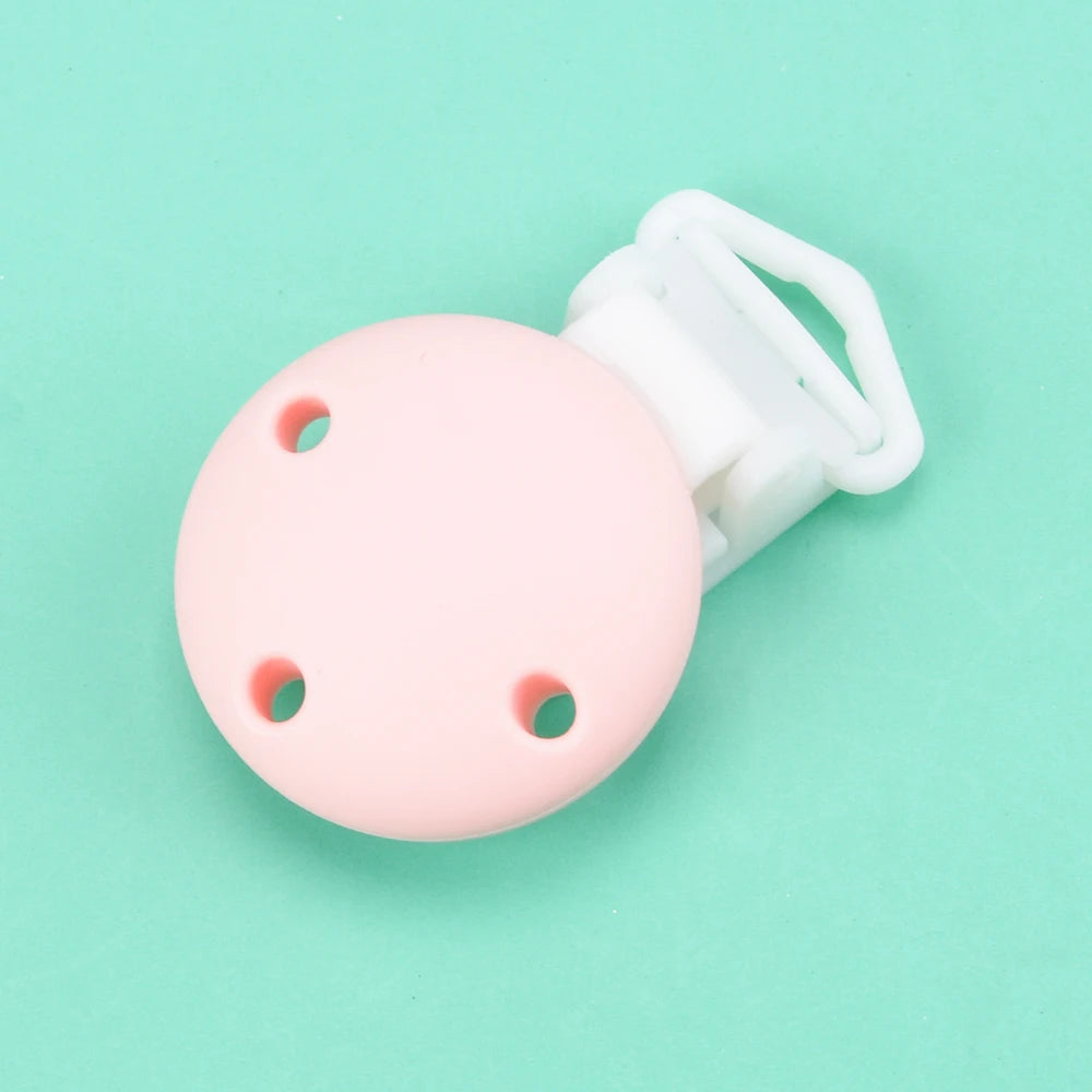 Lofca Silicone Clip 5 PCS Baby Pacifiers for DIY Pacifier Chain Nursing Teething Baby Gifts Food Grade Free BPA Baby