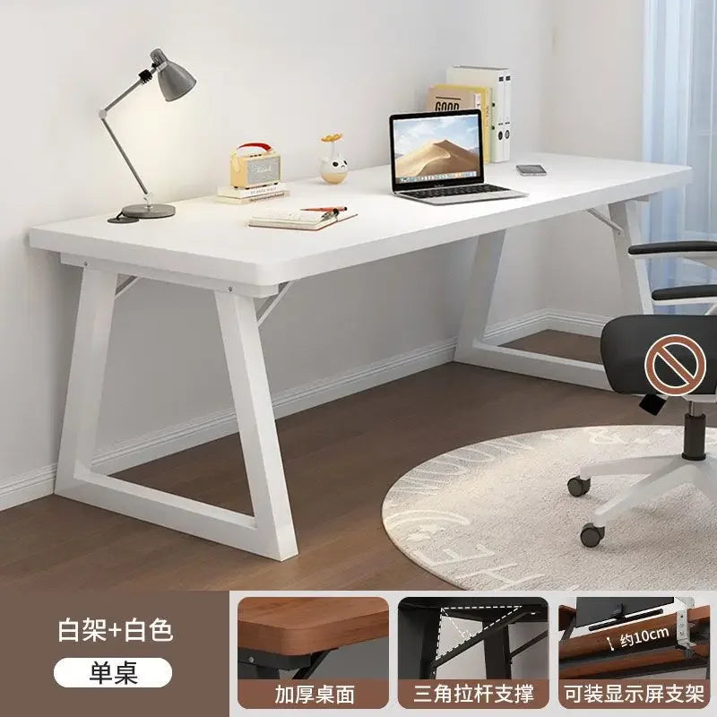 Home Computer Desk Desktop Desk Student Home E-sports Table Bedroom Simple Bookshelf Table Long Desk Workbench