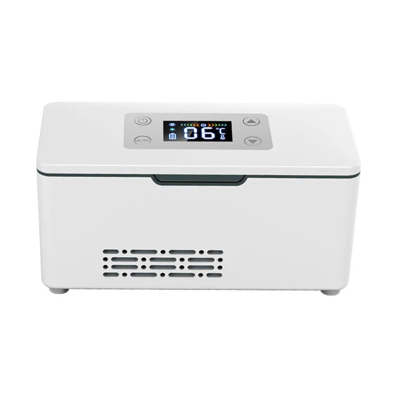 Car Portable Refrigerated Box Cool Box Cooler For Drug Growth Hormone Interferon Insulin USB Charging Thermostat Mini Fridge