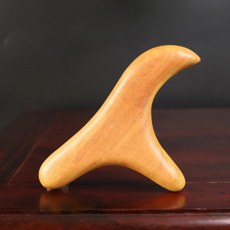 1 PCS Neck Foot Sandalwood Trigger Point Massage Gua Sha Tools Home Gym Professional Therapy Massage Tool For Back Leg Hand Face
