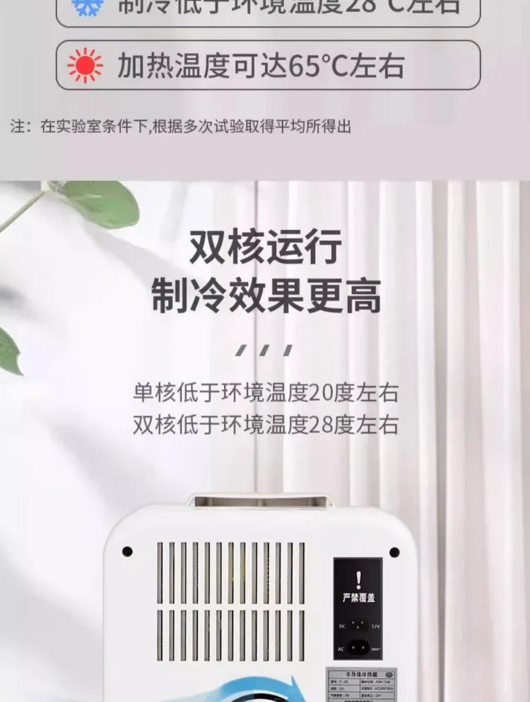 220V Amoi Mini Fridge Portable Refrigerator for Dorm Home Office Small Cooling CAL