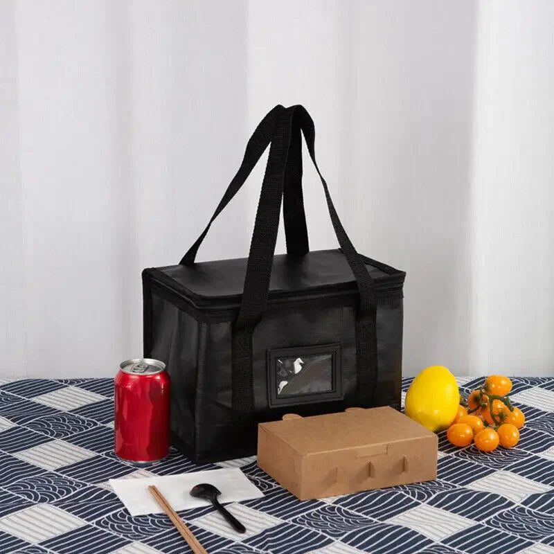 16L-70L Insulated Thermal Cooler Bag Insulation Keep Cold Large Capacity Portable Lunch Bag Zip Picnic Camping Tin Foil Food Bag