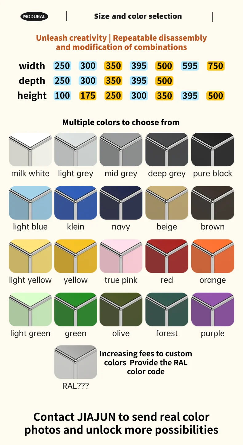 Modern Steel Flip Door Cabinet｜2-Tier Modular Storage Unit｜Custom Color Metal Organizer for Entryway, Living Room or Office