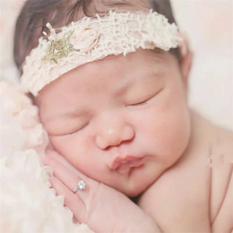 Imitation Diamond Ring Newborn Photography Accessory Baby Girl Photo Props Studio Infant Shoot Decoration