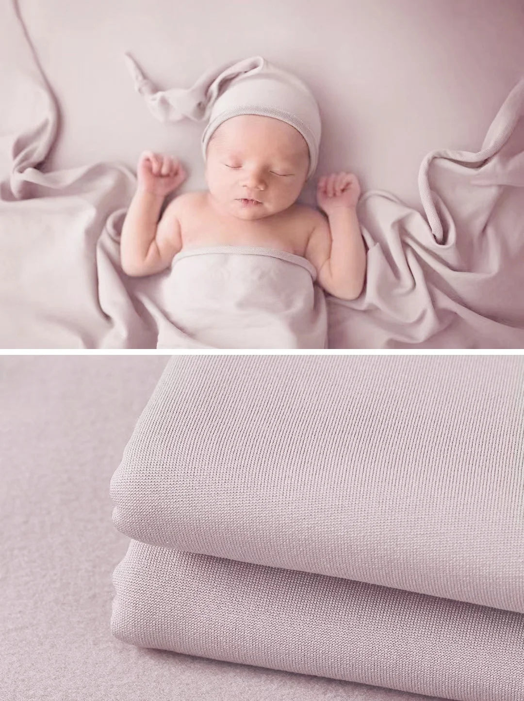 Newborn Photography Props Soft Wrap Blanket Backdrop Stretchable Fabrics for Baby Posing Studio Shooting Photo Accessories