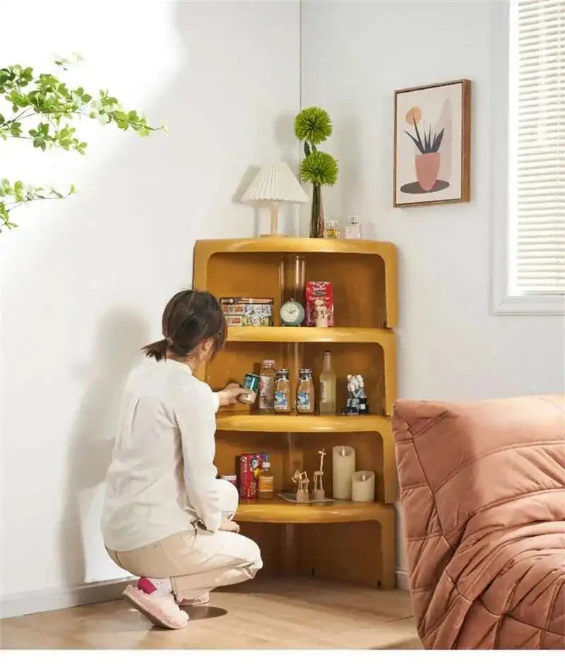 Nordic Round Color Side Table Creative ABS Plastic Coffee Tables Designer Living Room Furniture Modern Home Storage Corner Table